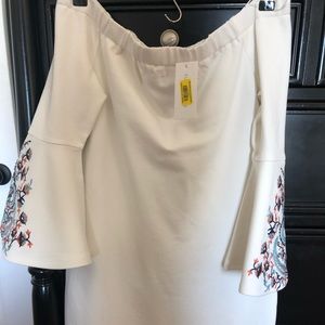 Off the shoulder dress